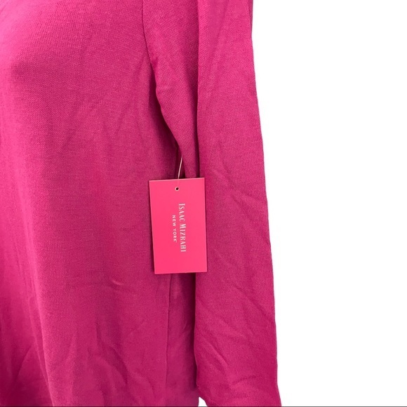 ISAAC MIZRAHI ¾ Sleeve V-Neck Tee - XS - Picture 3 of 4